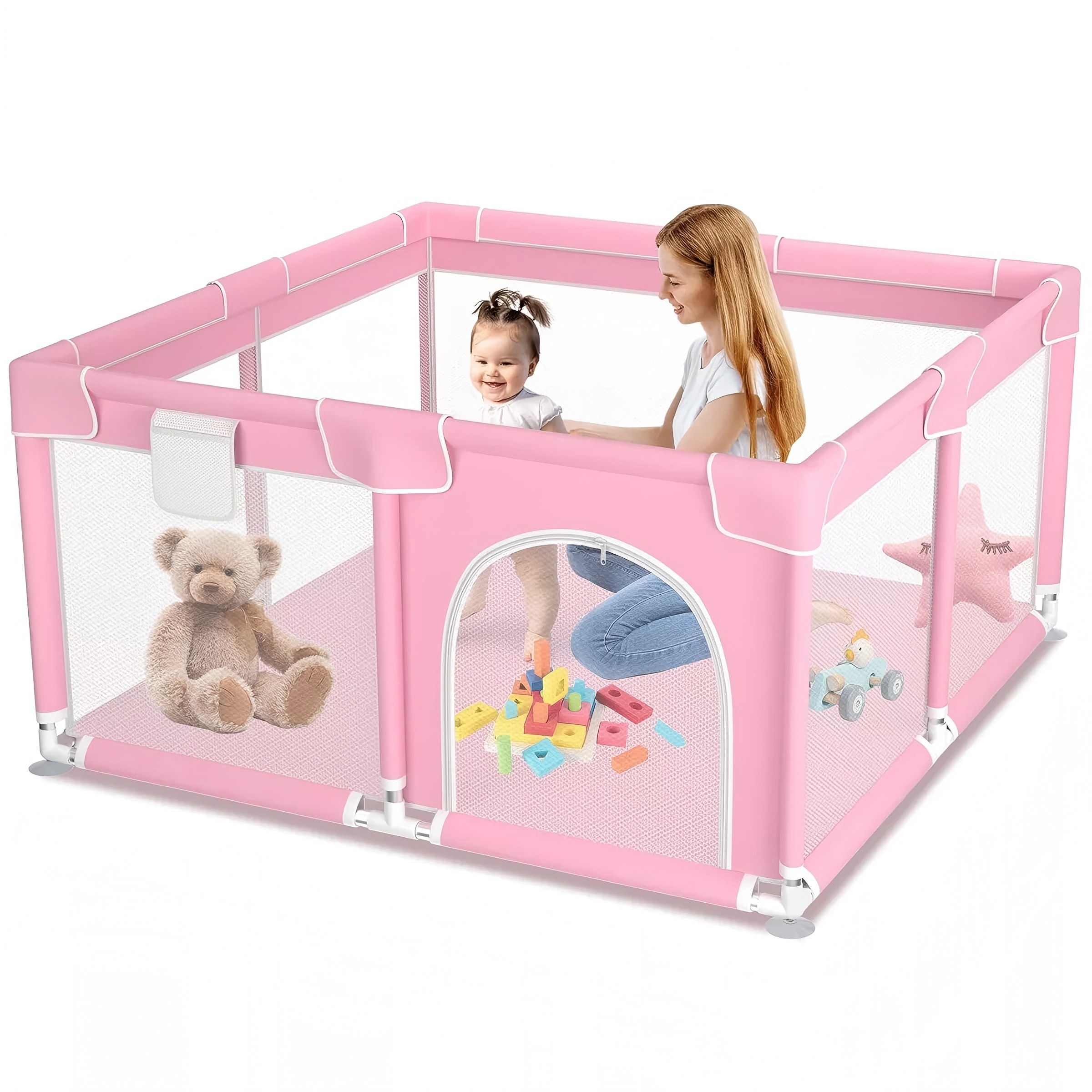 Kids Outdoor Wendy House - Baby Playpen, Extra Large Play Yard