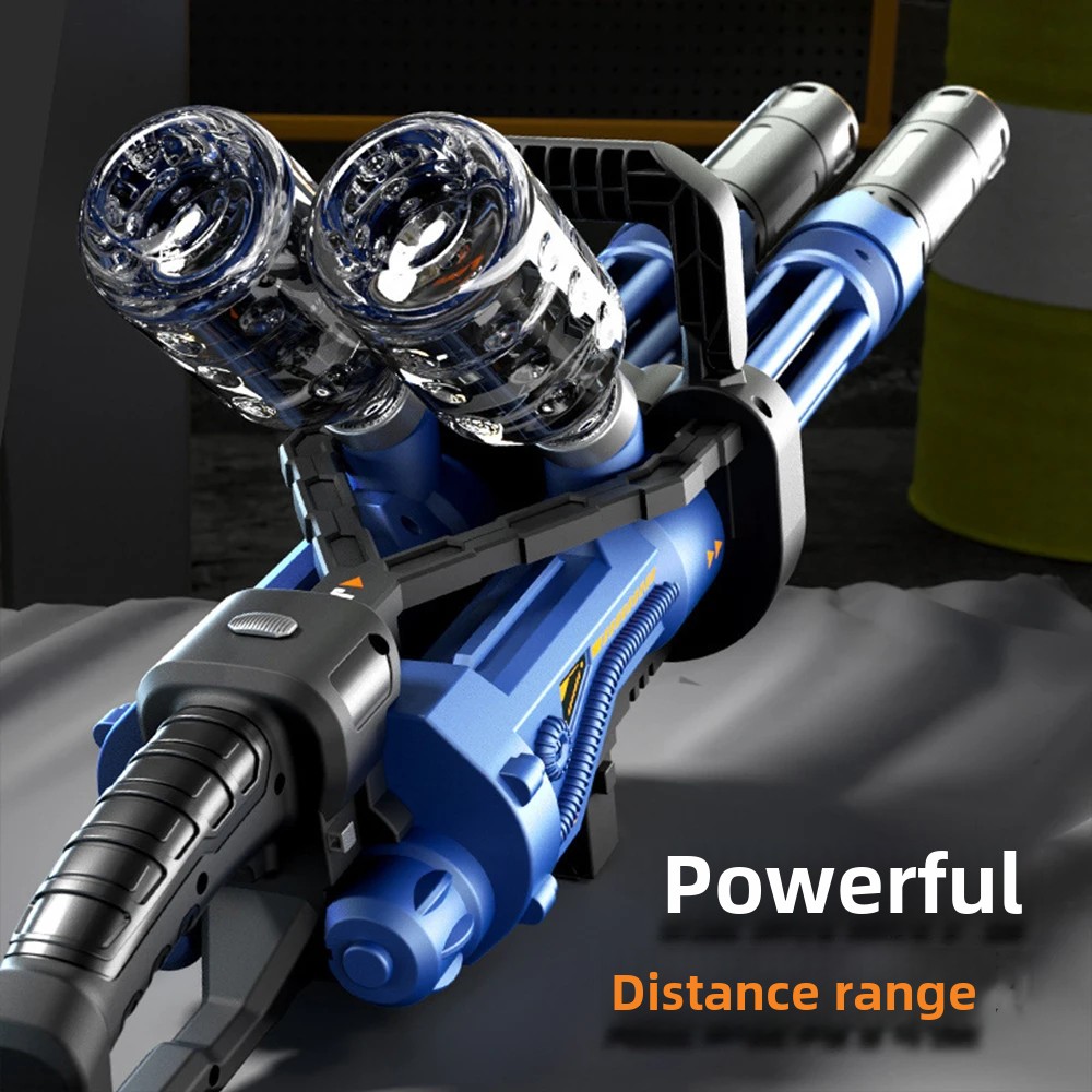 Kids Outdoor Games For Party - High-Speed Gatling Electric Ball Blaster -