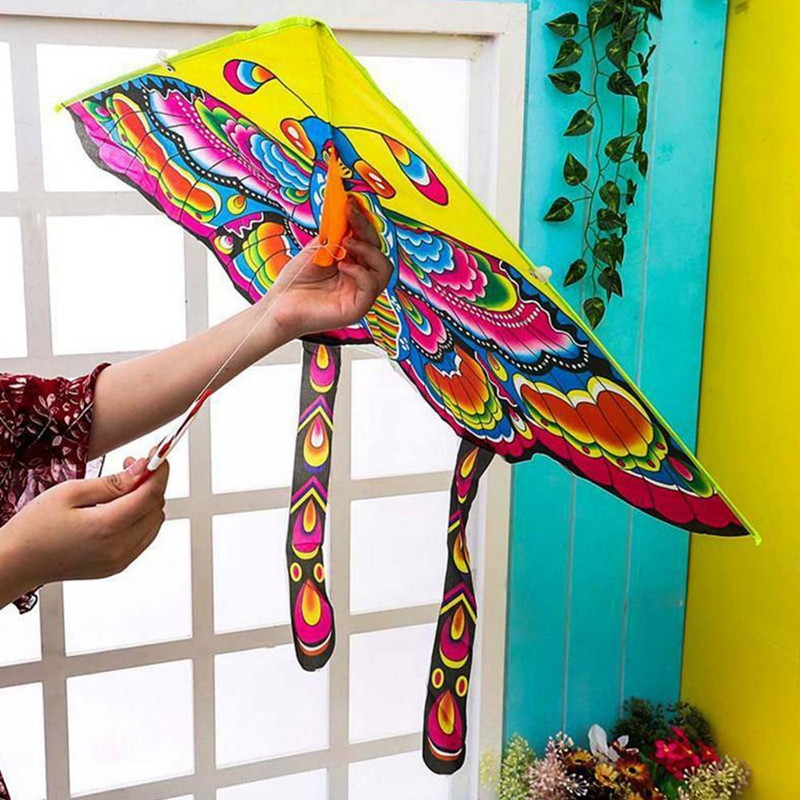 Kids Outdoor Toys B&Q - B-T Colorful Kite Long Tail Nylon