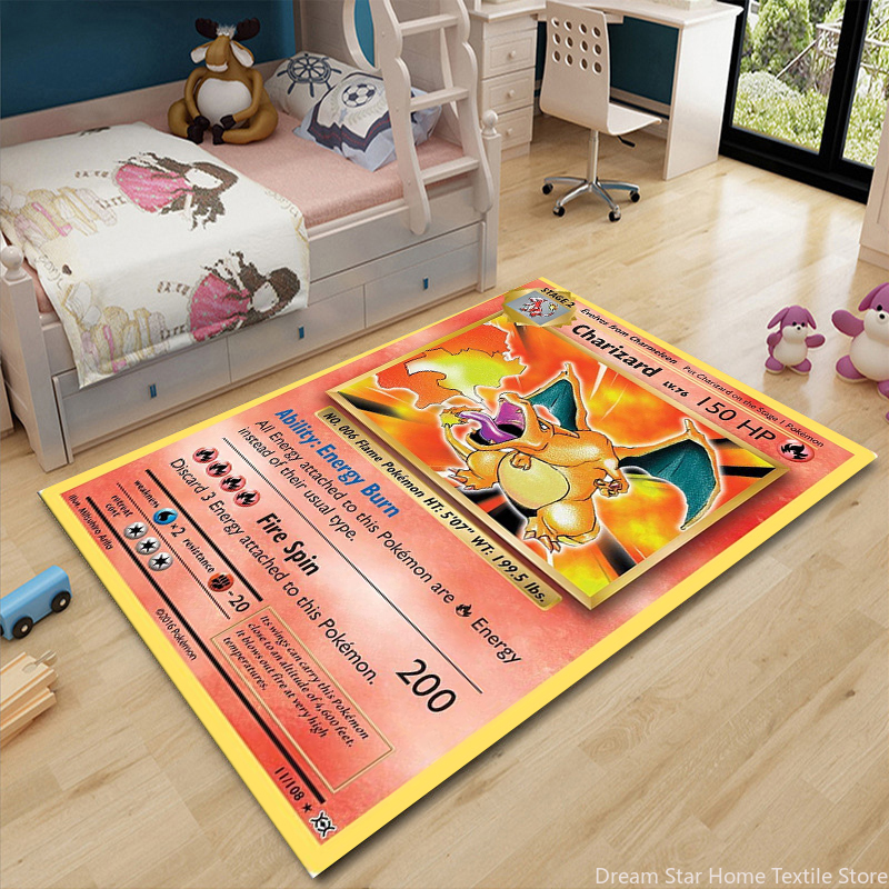 Kids Outdoor Chair And Table - Japanese Anime Pokemon Card Pikachu Area