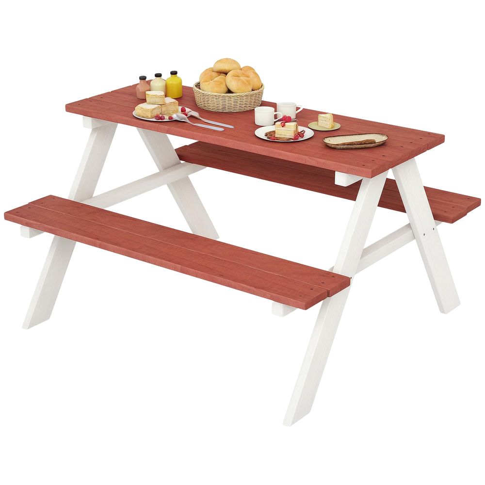 Kids Outdoor Toys B&Q - Kids Picnic Table Set, Wooden Table