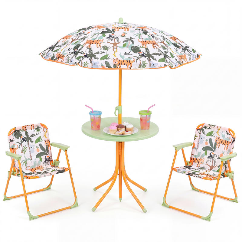 Kids Yellow Outdoor Chair - Kids Outdoor Table and Chair Set