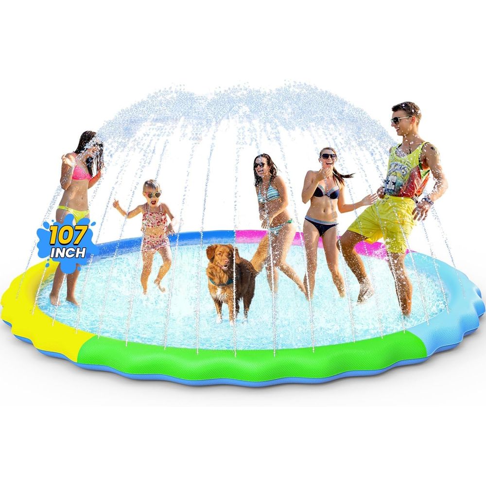 Kids Outdoor Toys B&Q - VISTOP Non-Slip Splash Pad or Kids