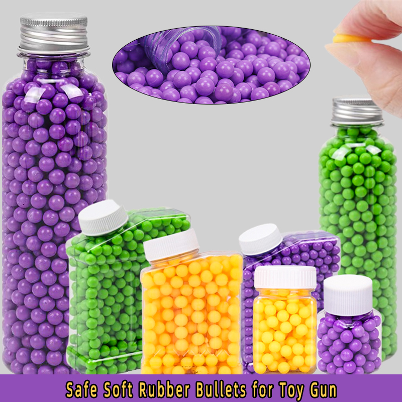 Kids Outdoor Toys B&Q - B Colorful Soft Rubber Bullets 6mm