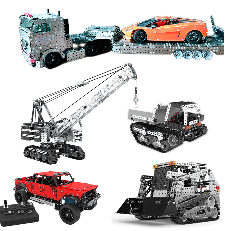 Kids Outdoor Excavator - Alloy RC Crawler Excavation Model City