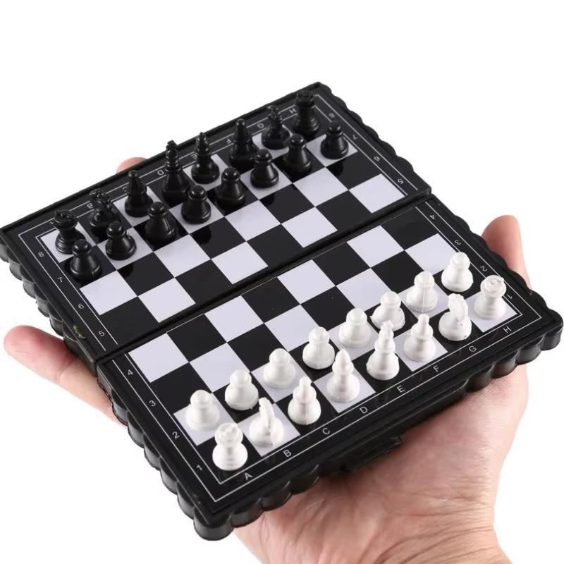 Kids Outdoor Toys B&Q - Chess Set Mini Magnetic Folding Magnetic