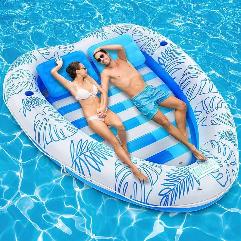 Kids Outdoor Lounger Chair - Outdoor Heart Shaped Inflatable Pool Float