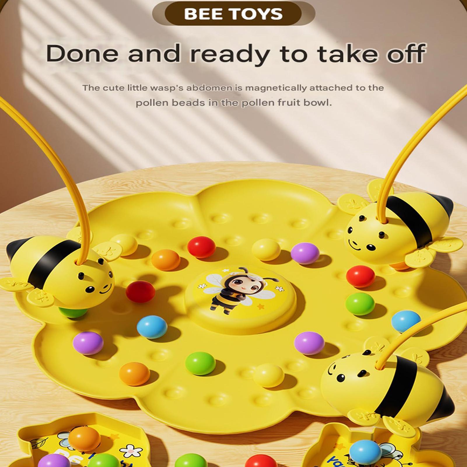 Educational Magnetic Bee Toy - – Kids Outdoor Games For Party recenzja i cena