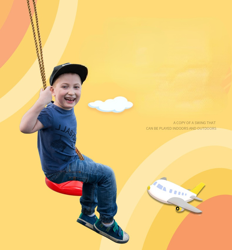Children's Disc Swing Kid Indo – Kids Outdoor Swing And Slide recenzja i cena
