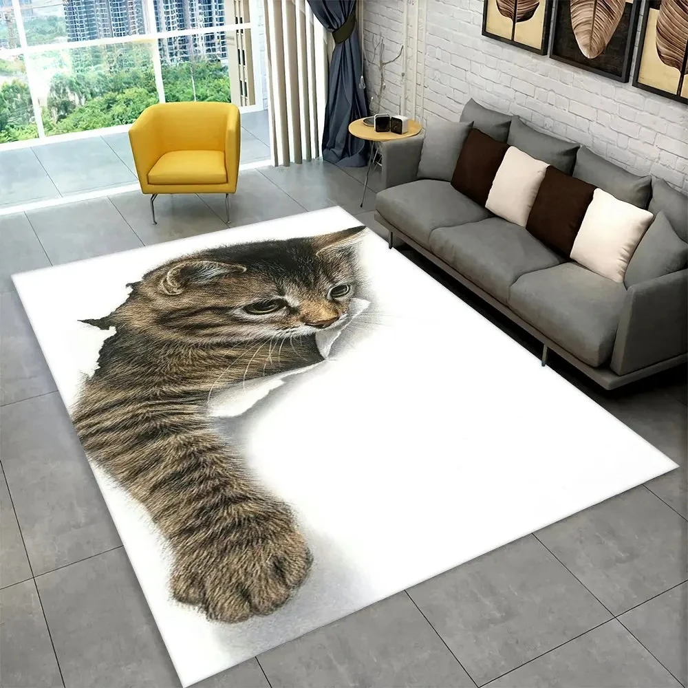 3D Cute Cat Cartoon Area Rug,C – Kids Outdoor Kitchen Diy recenzja i cena