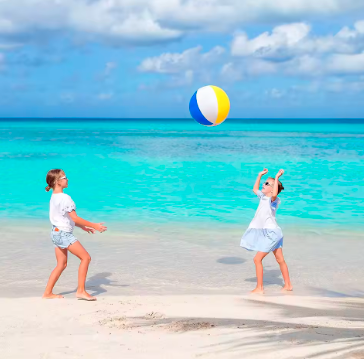 Colorful Inflatable Beach Ball – Kids Outdoor Games For Party recenzja i cena