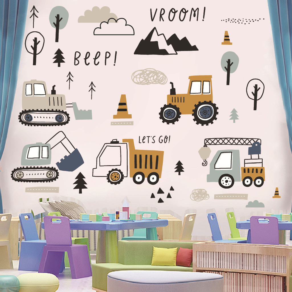 Cartoon Excavator Engineering  – Kids Outdoor Excavator recenzja i cena