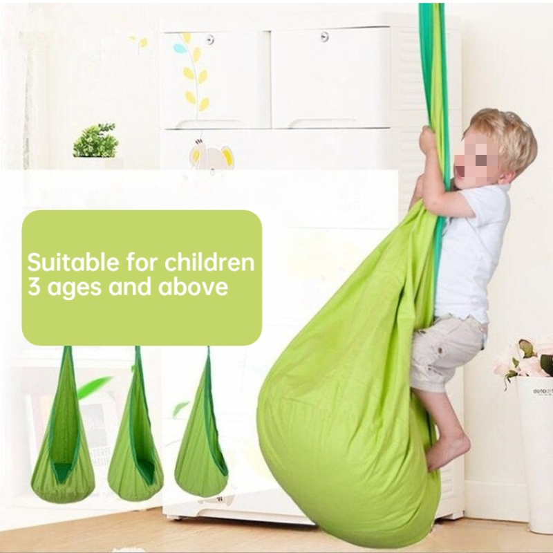 1Pc Kids Pod Swing Seat Cotton – Kids Yellow Outdoor Chair recenzja i cena