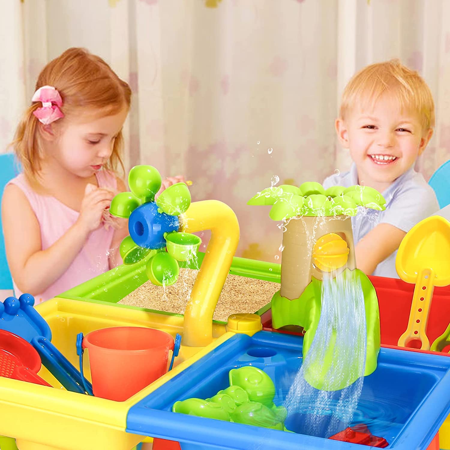 Beach Table Sand Play Toys Chi – Kids Outdoor Water Play Table recenzja i cena