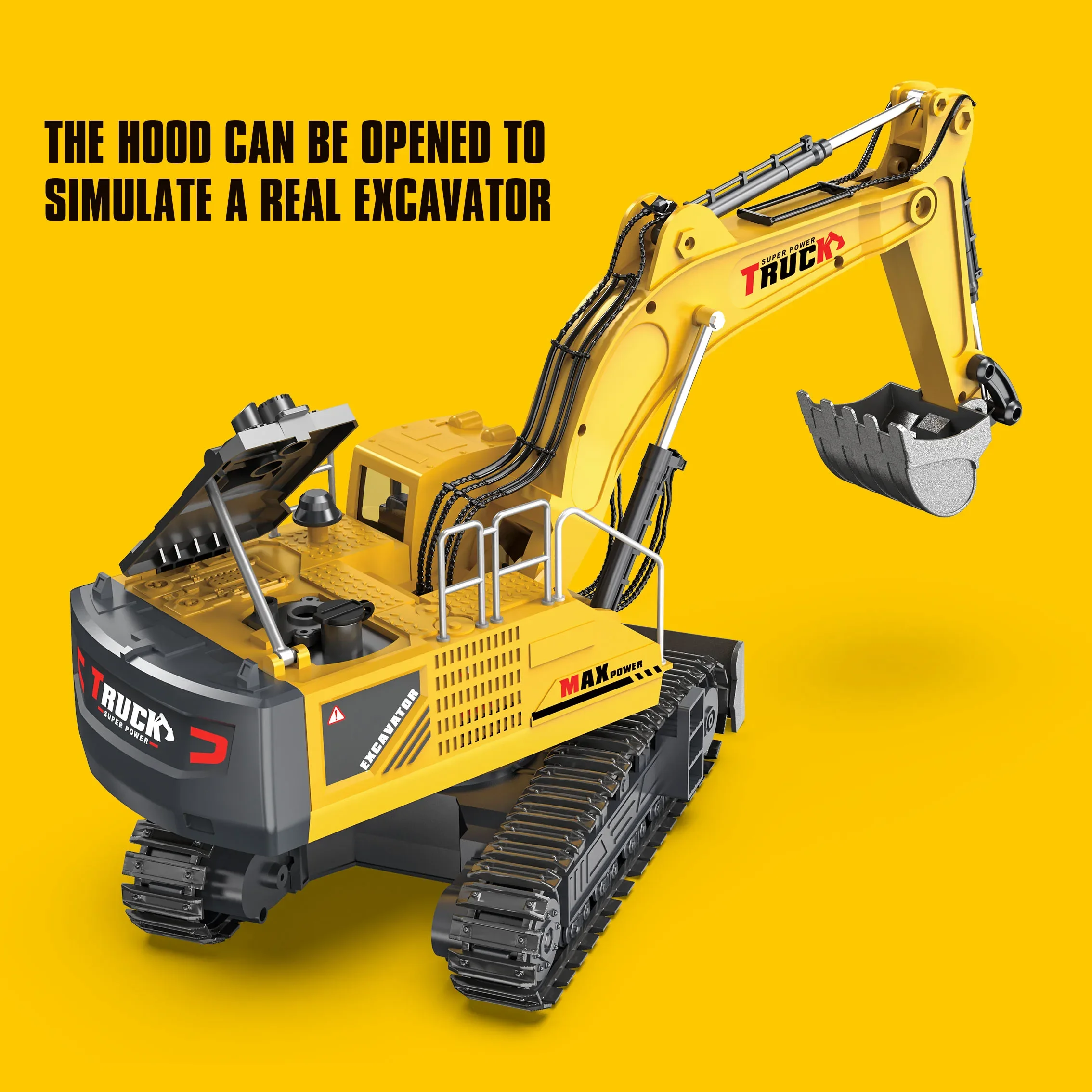 Rc Excavator Cars Trucks Alloy – Kids Outdoor Excavator recenzja i cena