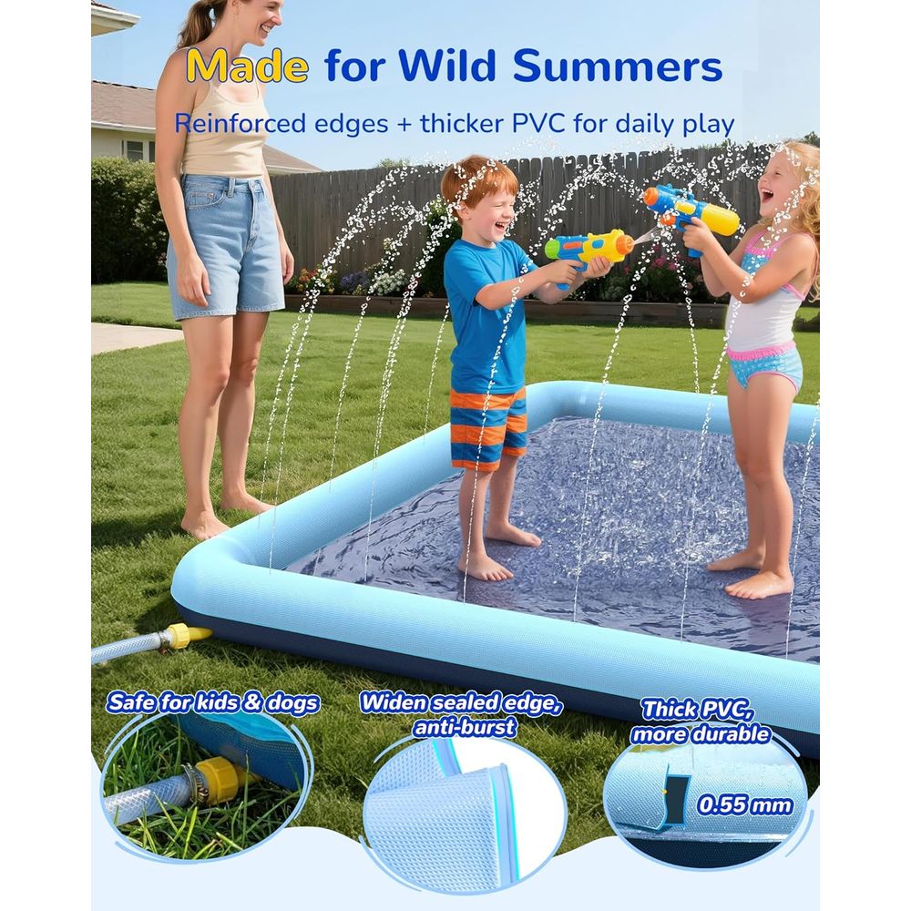 VISTOP Non-Slip Splash Pad or  – Kids Outdoor Toys B&Q recenzja i cena