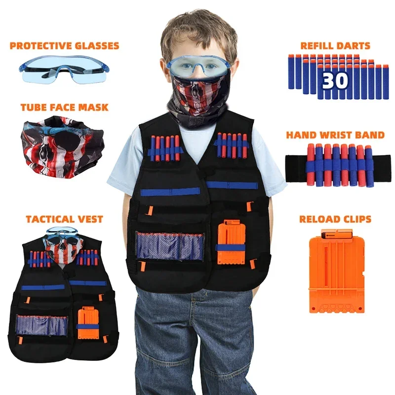 NEW Kids Tactical Vest Suit Ki – Kids Outdoor Games For Party recenzja i cena