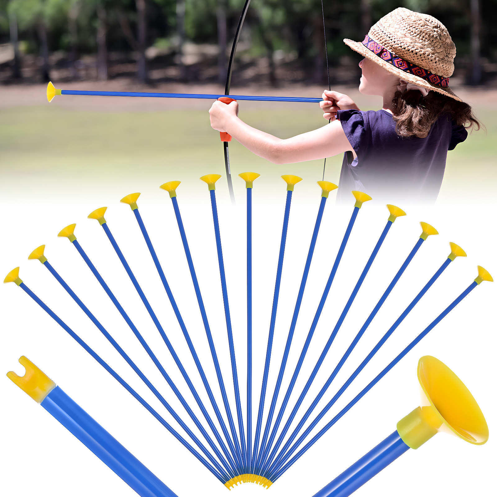16Pcs Suction Cup Arrows for K – Kids Outdoor Archery Set recenzja i cena