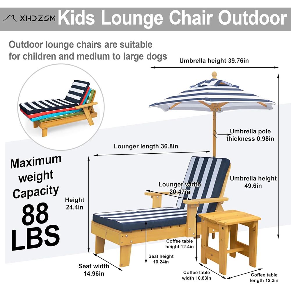 Outdoor Kids Lounge Chair with – Kids Outdoor Lounge Chair recenzja i cena