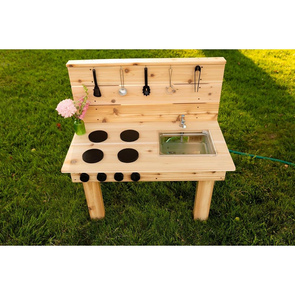 Noble Toys Mini Mud Kitchen wi – Kids Outdoor Mud Table recenzja i cena