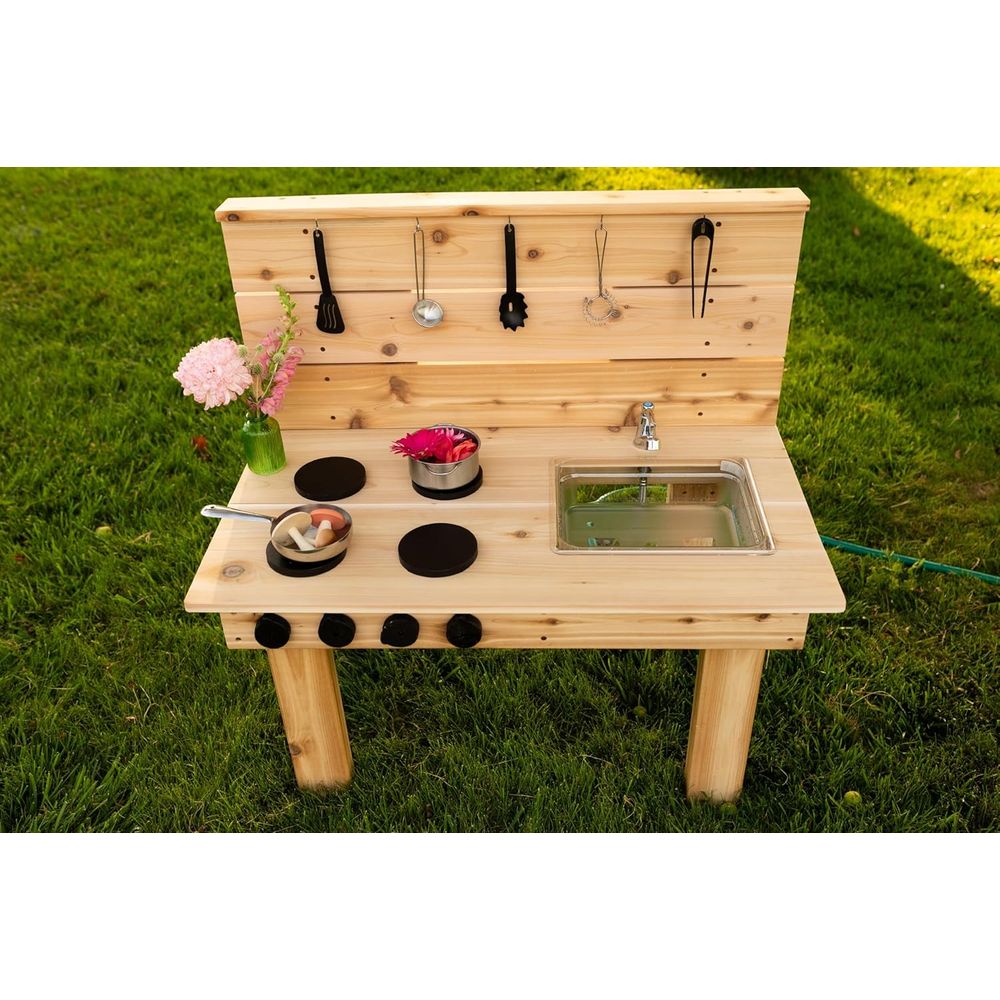 Noble Toys Mini Mud Kitchen wi – Kids Outdoor Mud Table recenzja i cena
