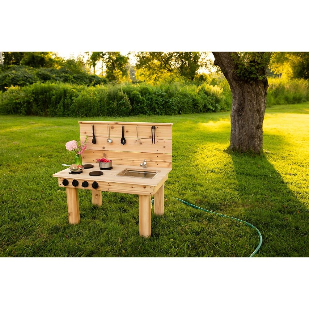 Noble Toys Mini Mud Kitchen wi – Kids Outdoor Mud Table recenzja i cena