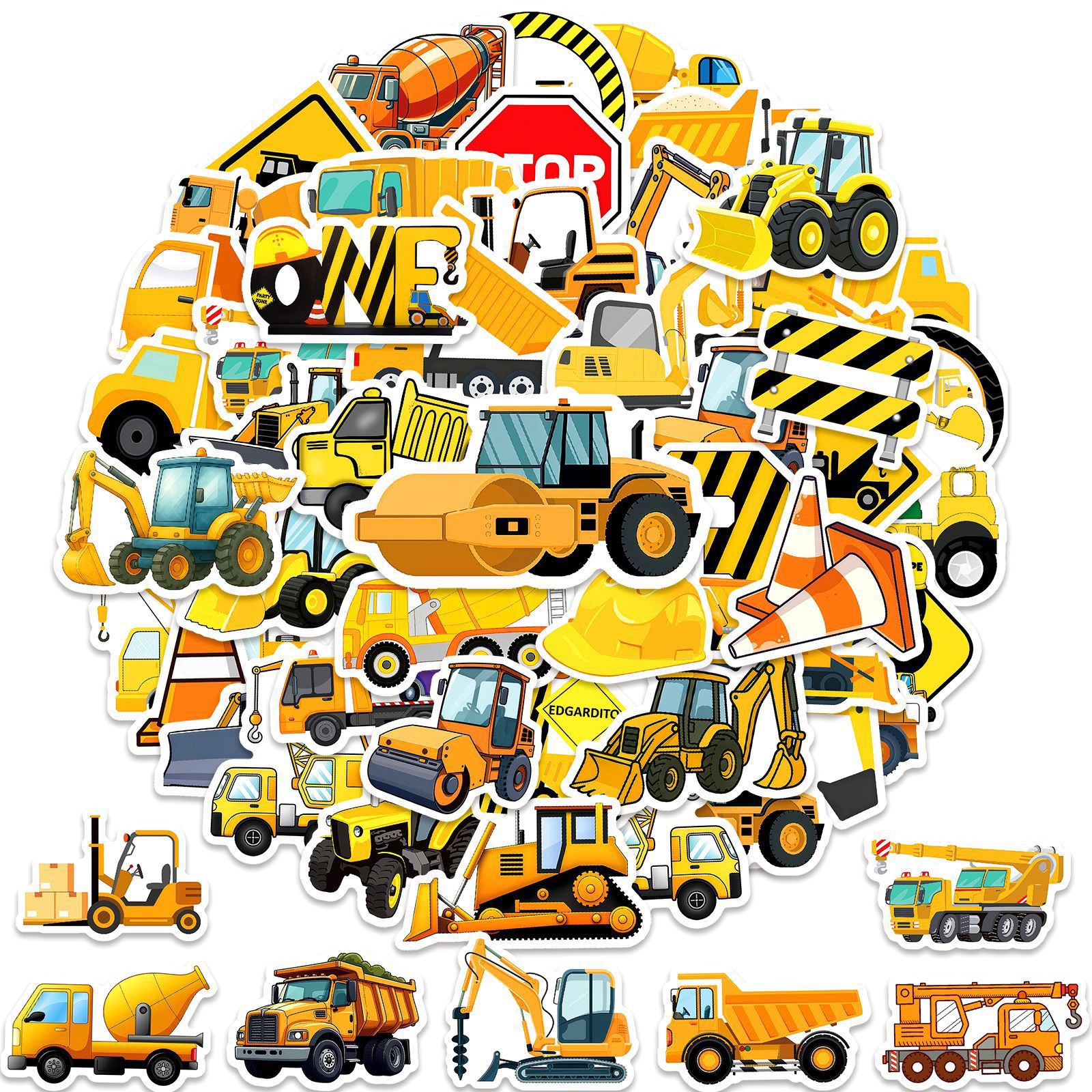 10/50pcs Cute Engineering Cons – Kids Outdoor Excavator recenzja i cena