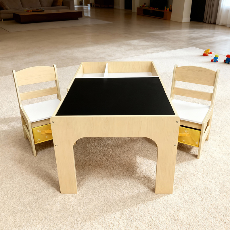 Modern Wooden Kids Table and C – Kids Outdoor Chair And Table recenzja i cena