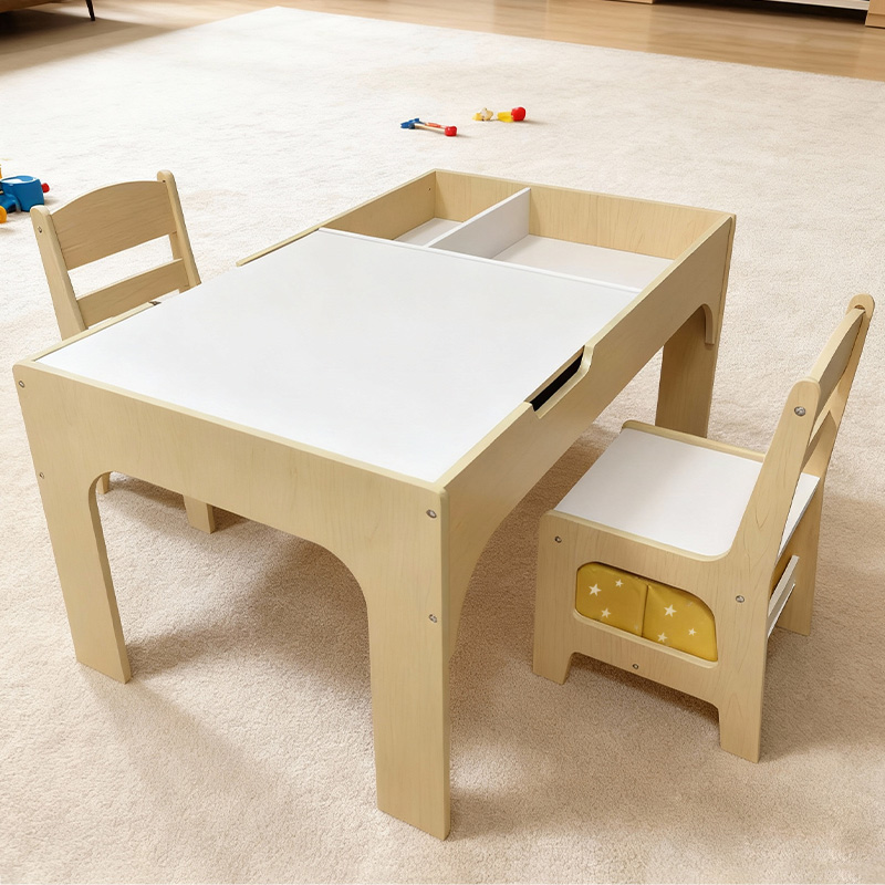 Modern Wooden Kids Table and C – Kids Outdoor Chair And Table recenzja i cena