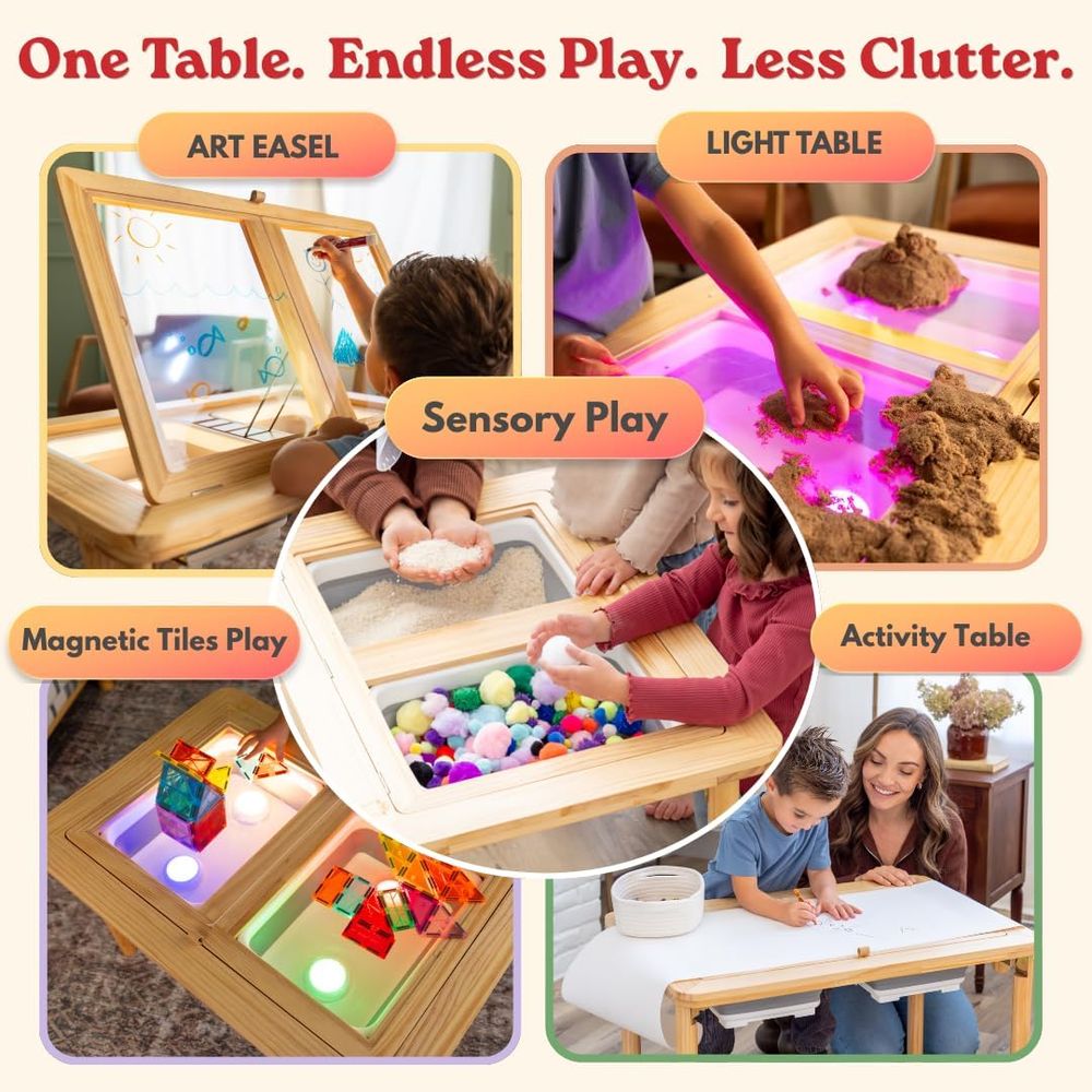 Sensory Table and Art Easel fo – Kids Outdoor Easel recenzja i cena