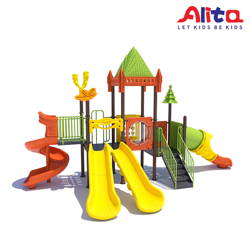 Classical Outdoor Kid Playgrou – Kids Outdoor Swing And Slide recenzja i cena