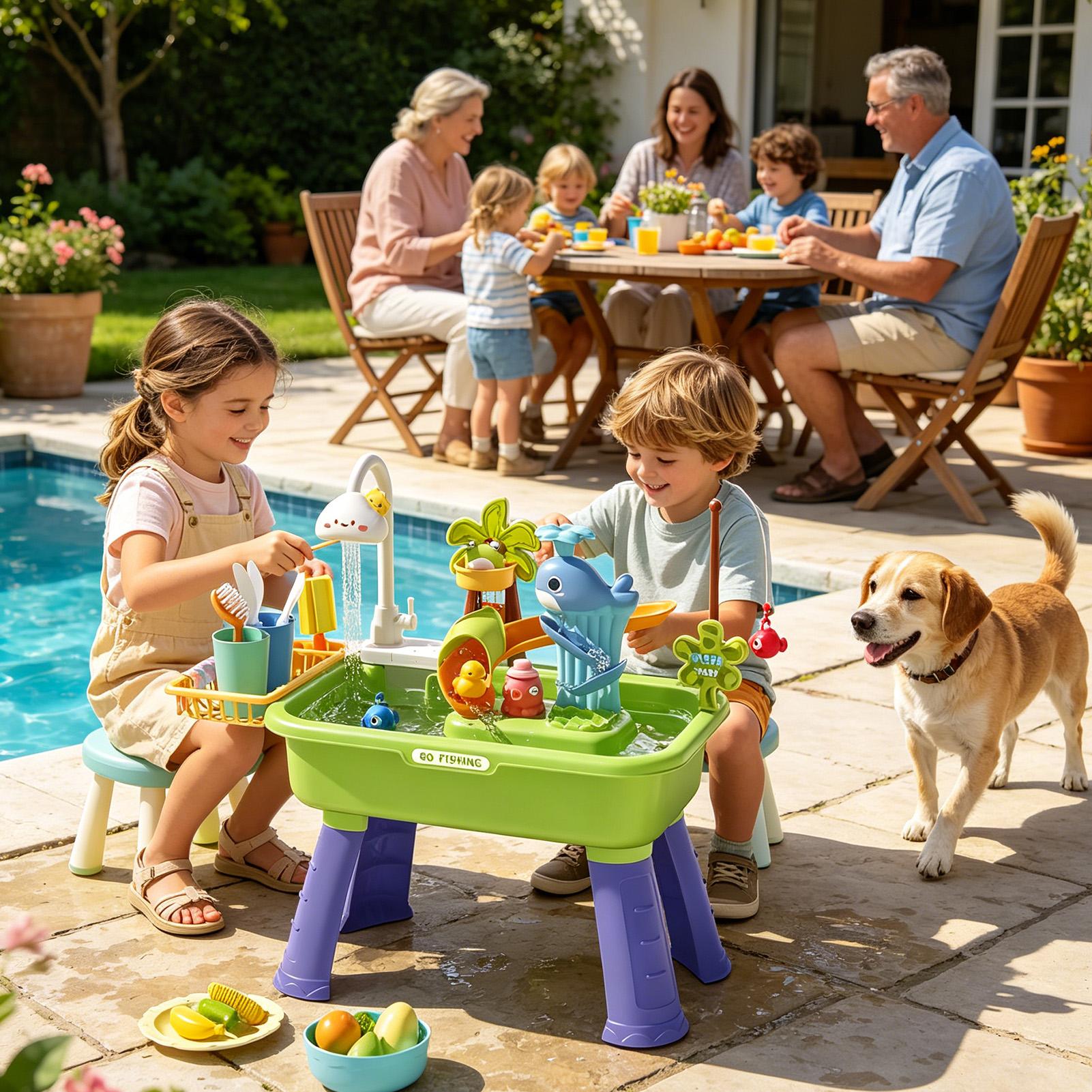 Water Table For Kids With Pump – Kids Outdoor Water Play Table recenzja i cena