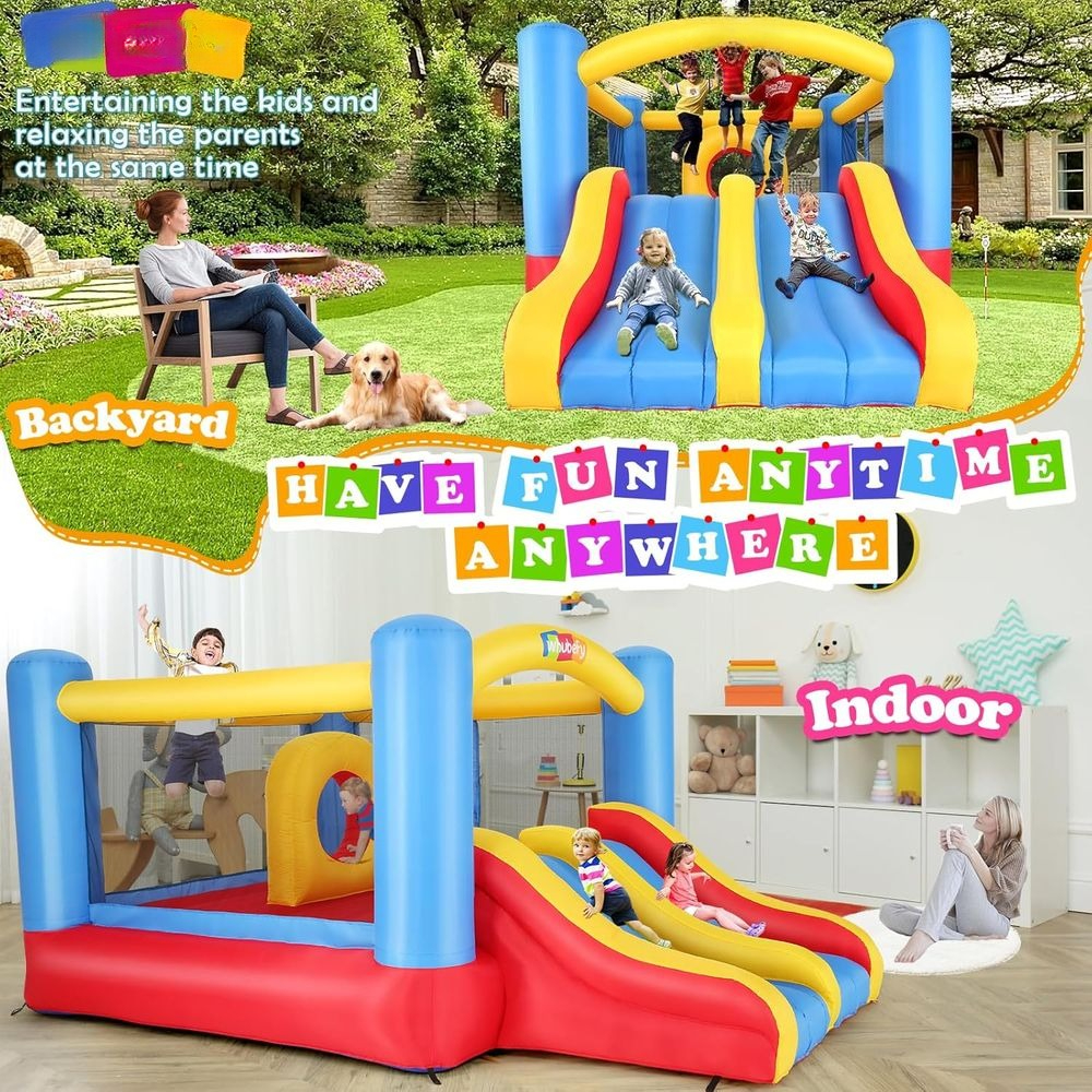 Indoor Outdoor Blow Up Bouncy, – Kids Outdoor Wendy House recenzja i cena