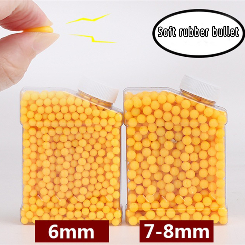 B 6mm 7-8mm Soft Rubber Bullet – Kids Outdoor Toys B&Q recenzja i cena