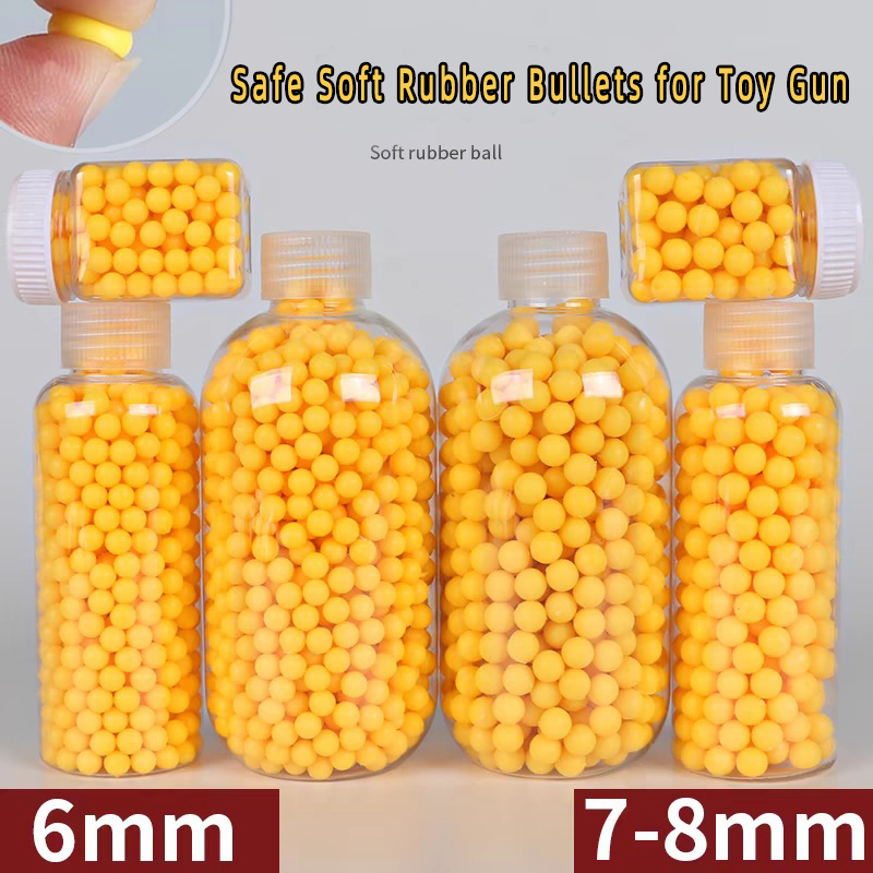 B 6mm 7-8mm Soft Rubber Bullet – Kids Outdoor Toys B&Q recenzja i cena