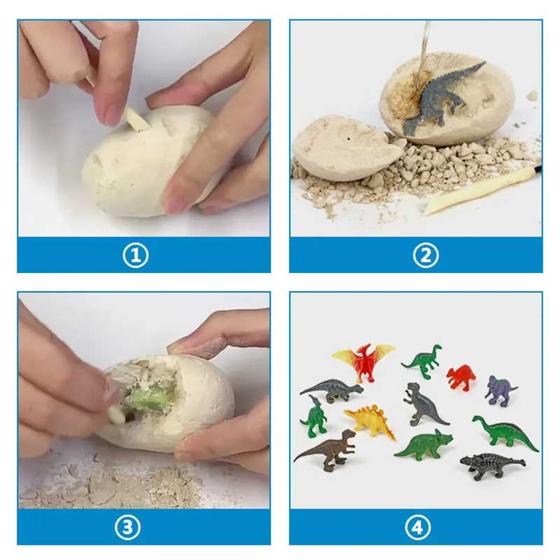 12PCS Archeological Dinosaur E – Kids Outdoor Excavator recenzja i cena