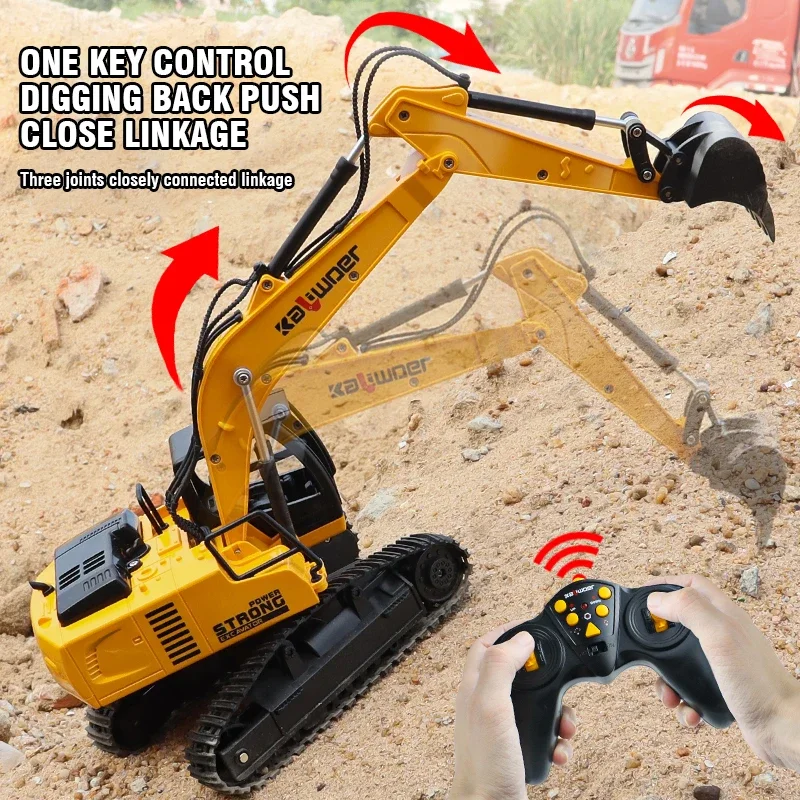 Huina Rc Excavator 1/24 9Ch Re – Kids Outdoor Excavator recenzja i cena