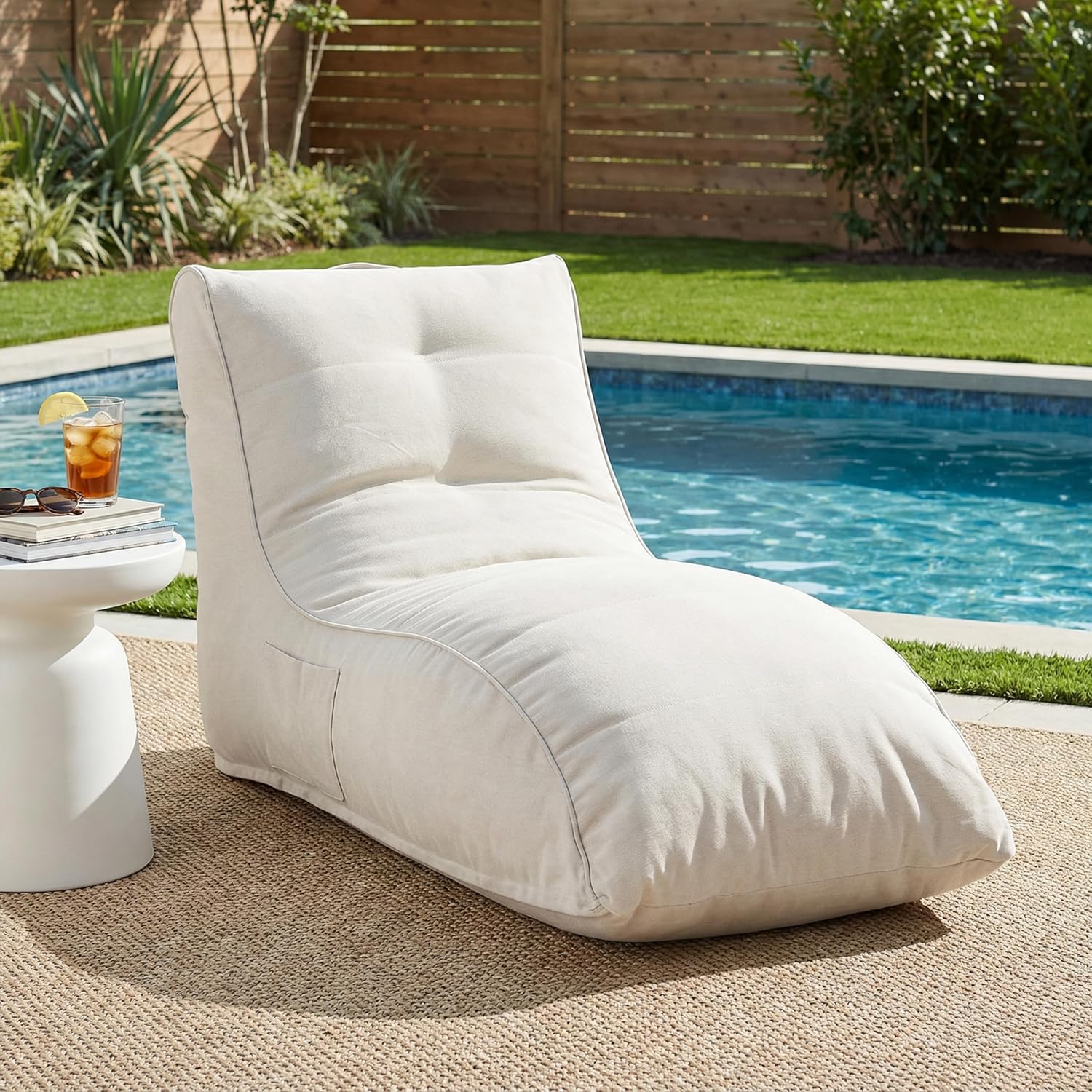 Ethel Outdoor Bean Bag Chair,  – Kids Outdoor Lounger Chair recenzja i cena