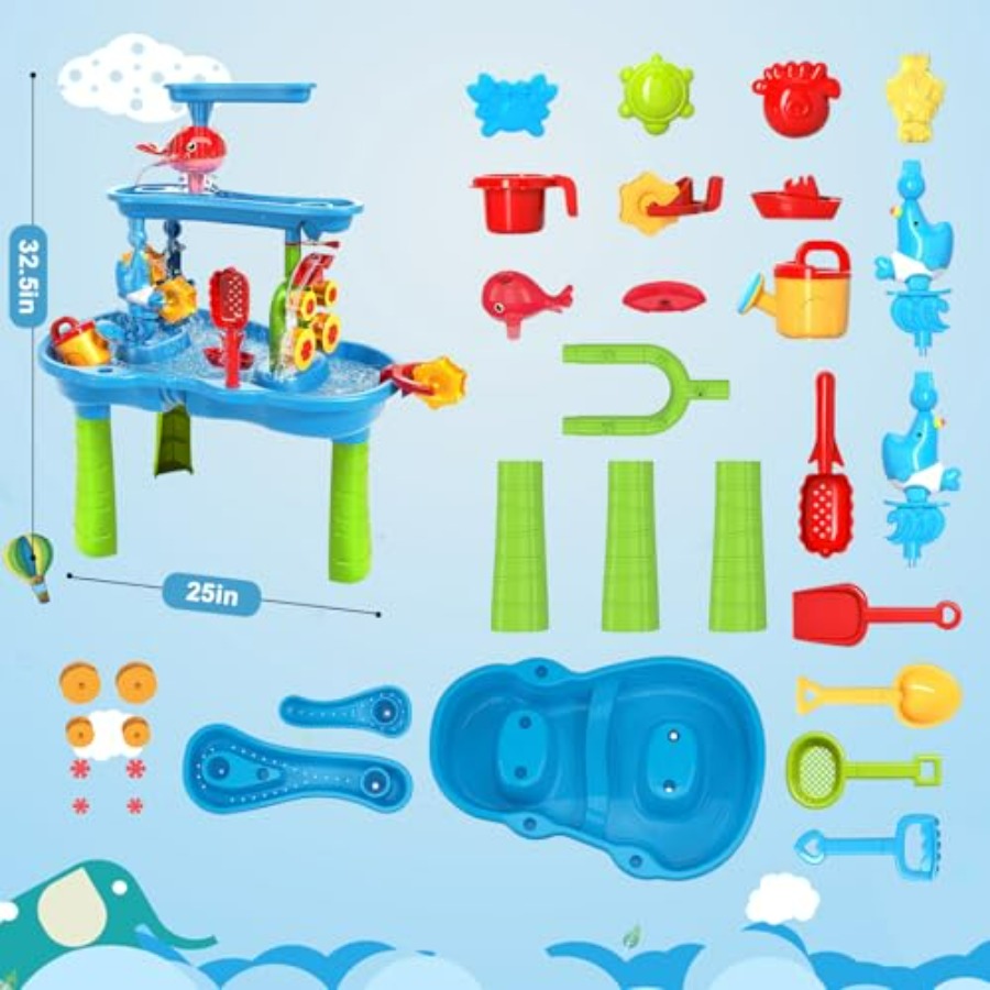 Water Table for Toddlers 3-5 3 – Kids Outdoor Water Play Table recenzja i cena