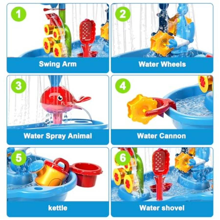 Water Table for Toddlers 3-5 3 – Kids Outdoor Water Play Table recenzja i cena