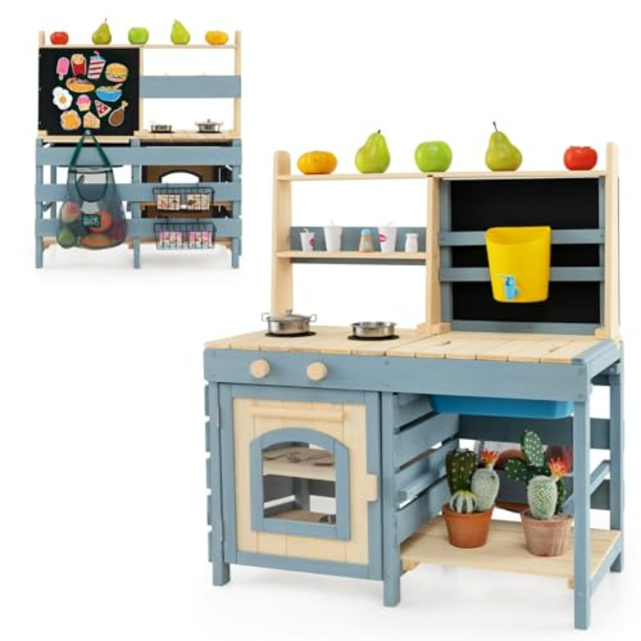 Outdoor mud kitchen for kids:  – Kids Outdoor Mud Table recenzja i cena