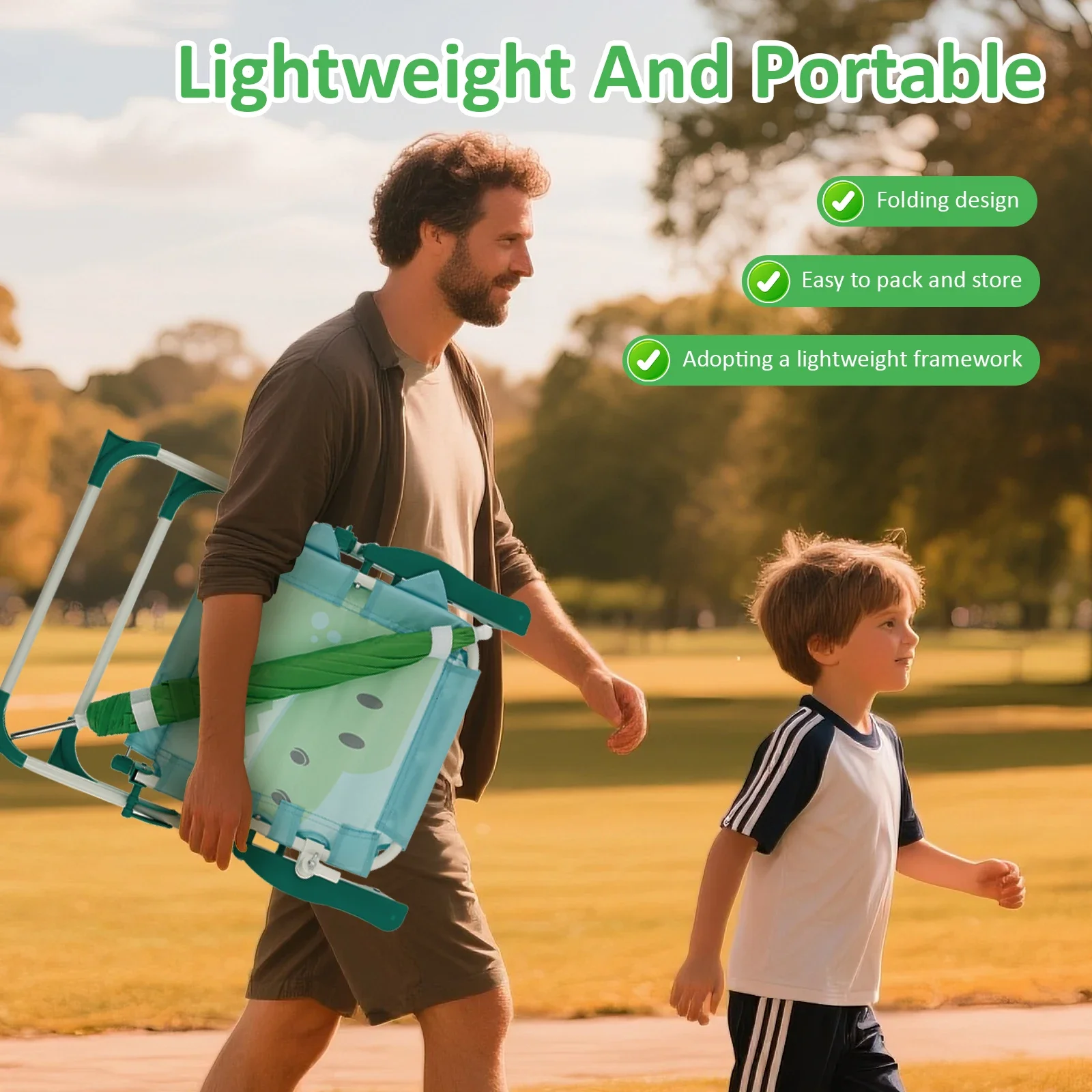 Kids Folding Beach Chair With  – Kids Outdoor Lounger Chair recenzja i cena