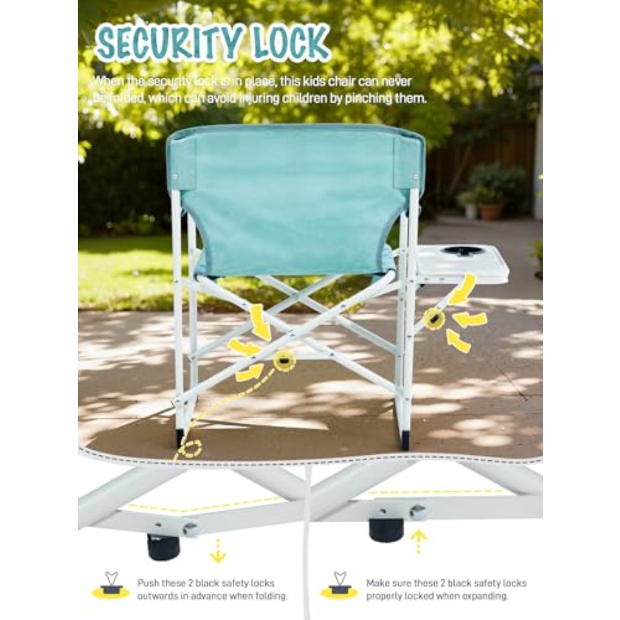 Directors Chair with Side tabl – Kids Outdoor Chair And Table recenzja i cena