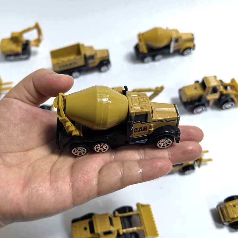 6pcs/Set Alloy Crane Truck Car – Kids Outdoor Excavator recenzja i cena