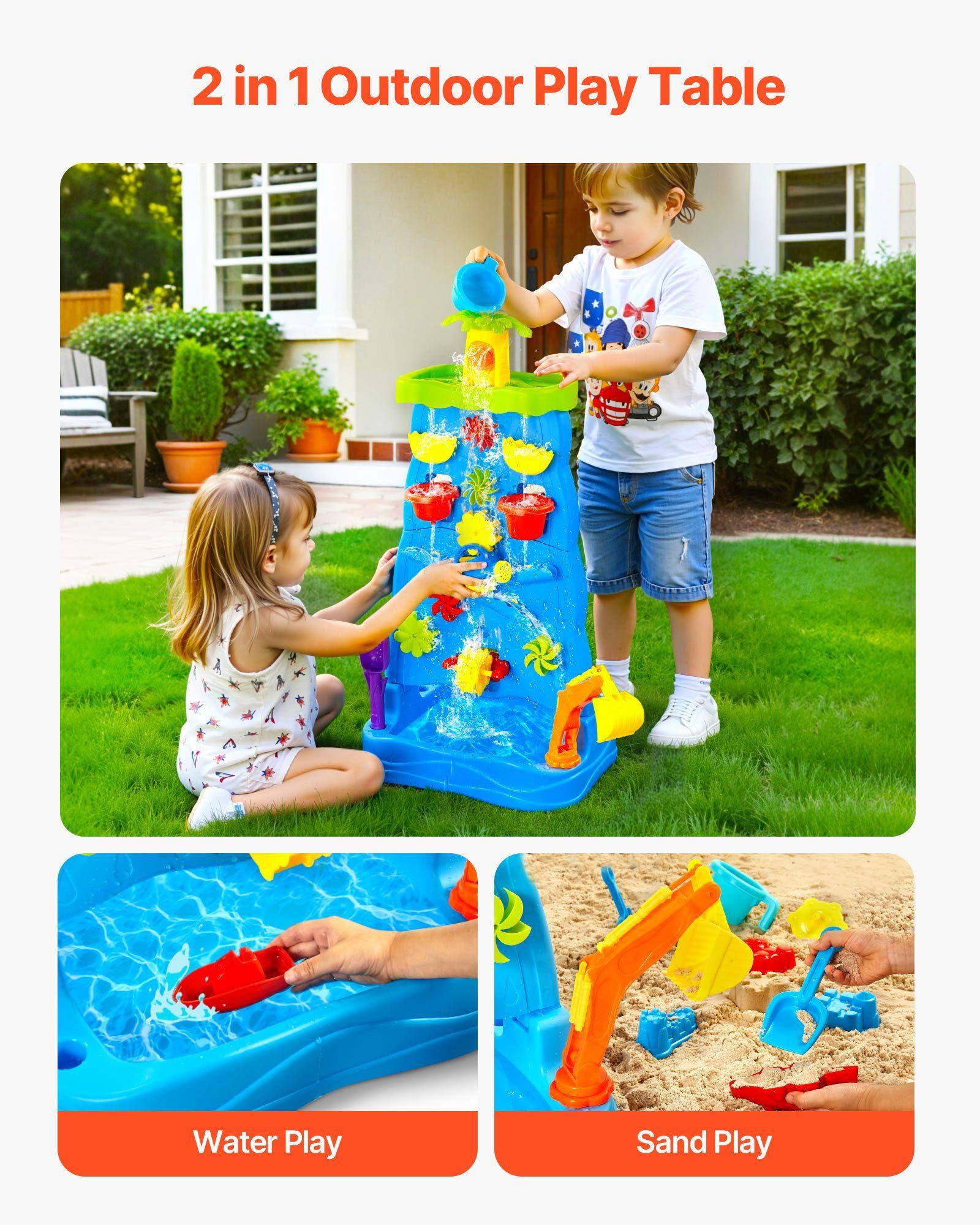 Double-Sided 44lb 8000ml Kids  – Kids Outdoor Water Play Table recenzja i cena