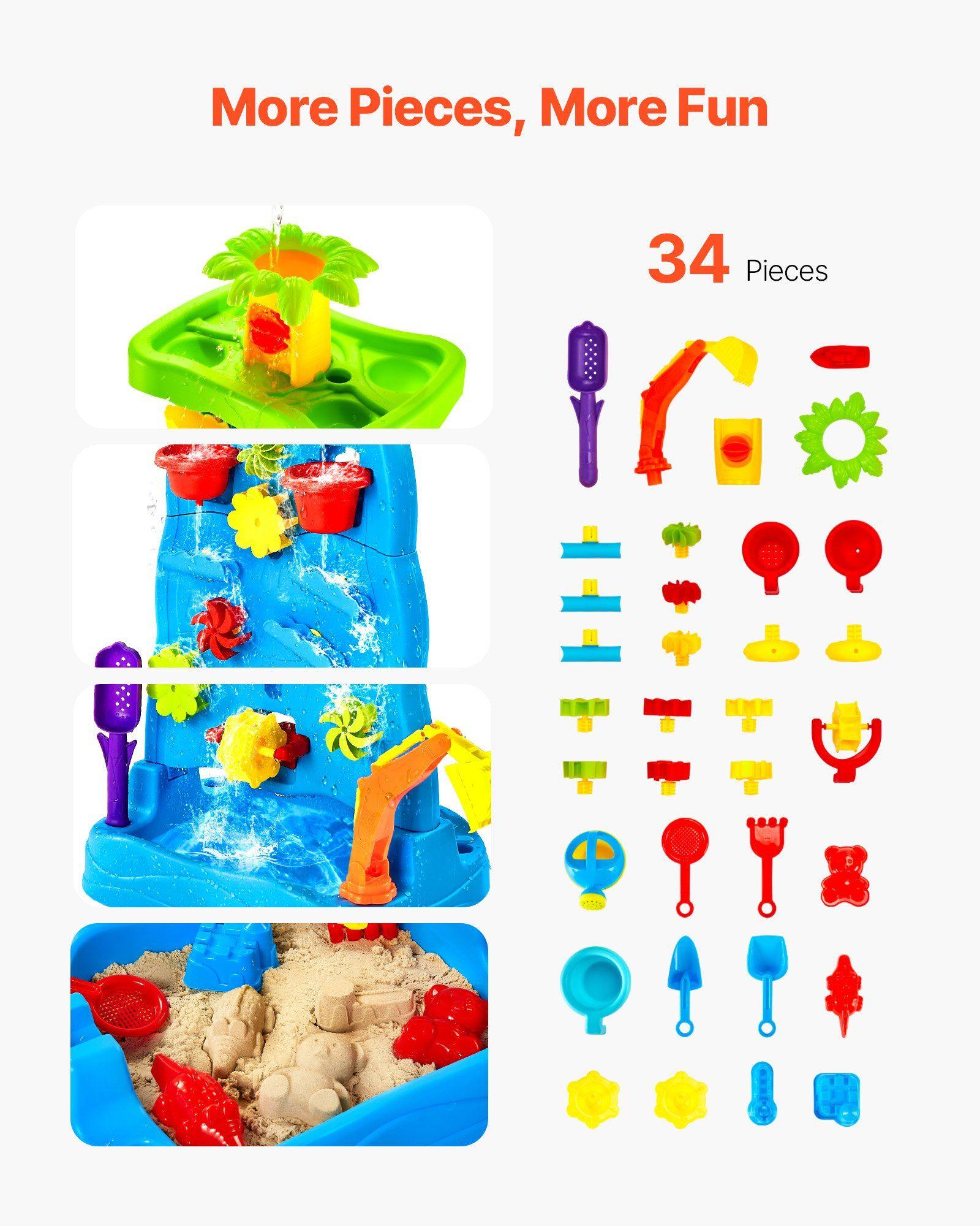 Double-Sided 44lb 8000ml Kids  – Kids Outdoor Water Play Table recenzja i cena