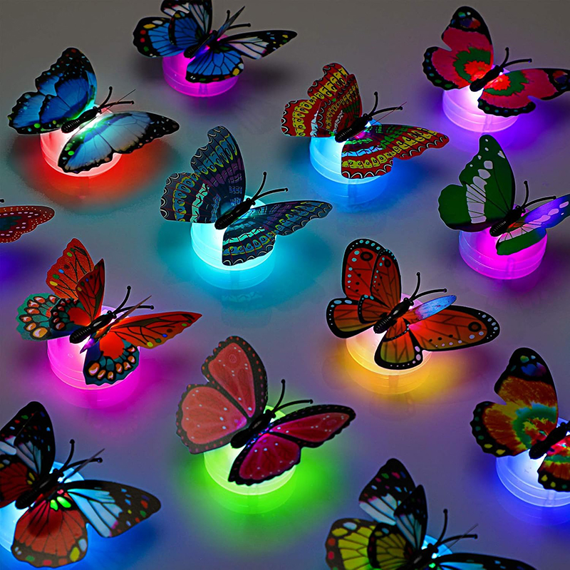 5/10pcs 3D LED Butterfly Decor – Kids Outdoor Movie Night recenzja i cena
