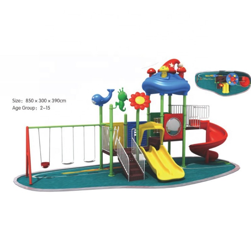 Wholesale Low Price Outdoor Am – Kids Outdoor Swing And Slide recenzja i cena