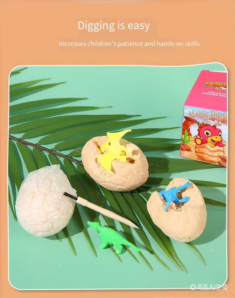 1/3/5pcs Educational Dinosaur  – Kids Outdoor Excavator recenzja i cena