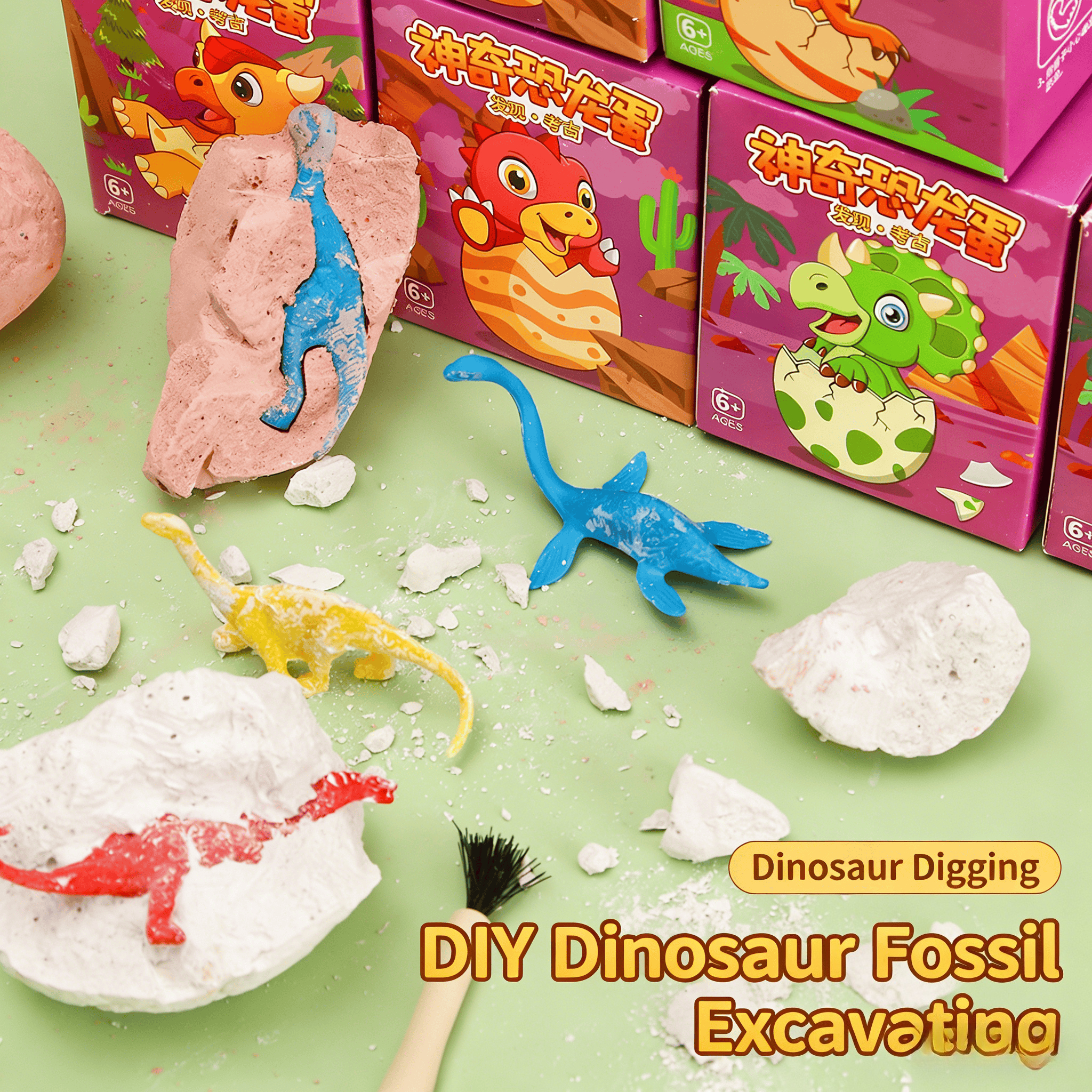 1/3/5pcs Educational Dinosaur  – Kids Outdoor Excavator recenzja i cena